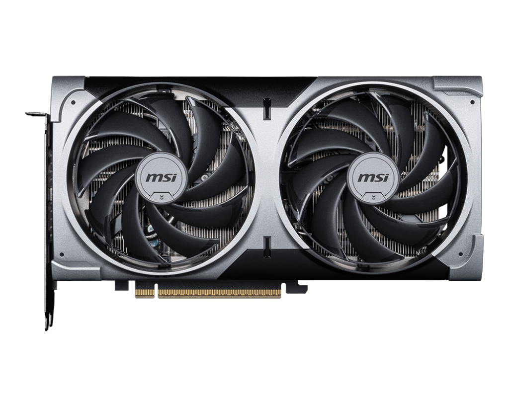 MSI GeForce RTX 5070 12 GB VENTUS 2X OC – NVIDIA Blackwell, 6144 CUDA Cores, 2557 MHz Boost, 28 Gbps GDDR7, PCIe 5.0, Dual-Fan Cooling