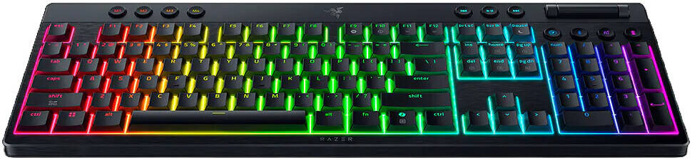 Razer BlackWidow V4 Low-Profile HyperSpeed Wireless Mechanical Keyboard – Triple-Mode, RGB, Low-Profile Switches