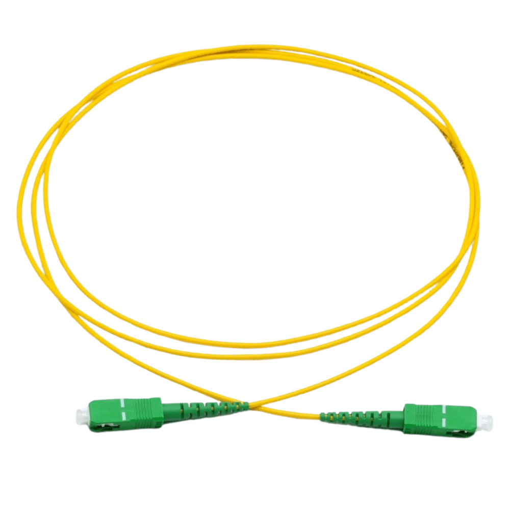 FiberHome 1.5M SC/APC Fiber Optic Patch Cord – Single Mode Simplex, Drop Cable Type, Pre-Connectorized for Quick Field Use