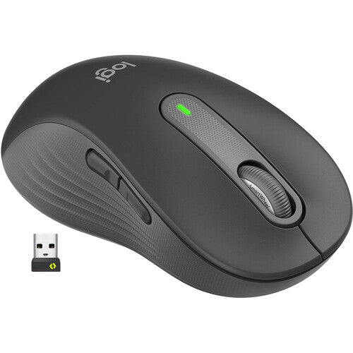 ماوس Logitech Signature M650 L اللاسلكي لليد اليسرى (جرافيت)