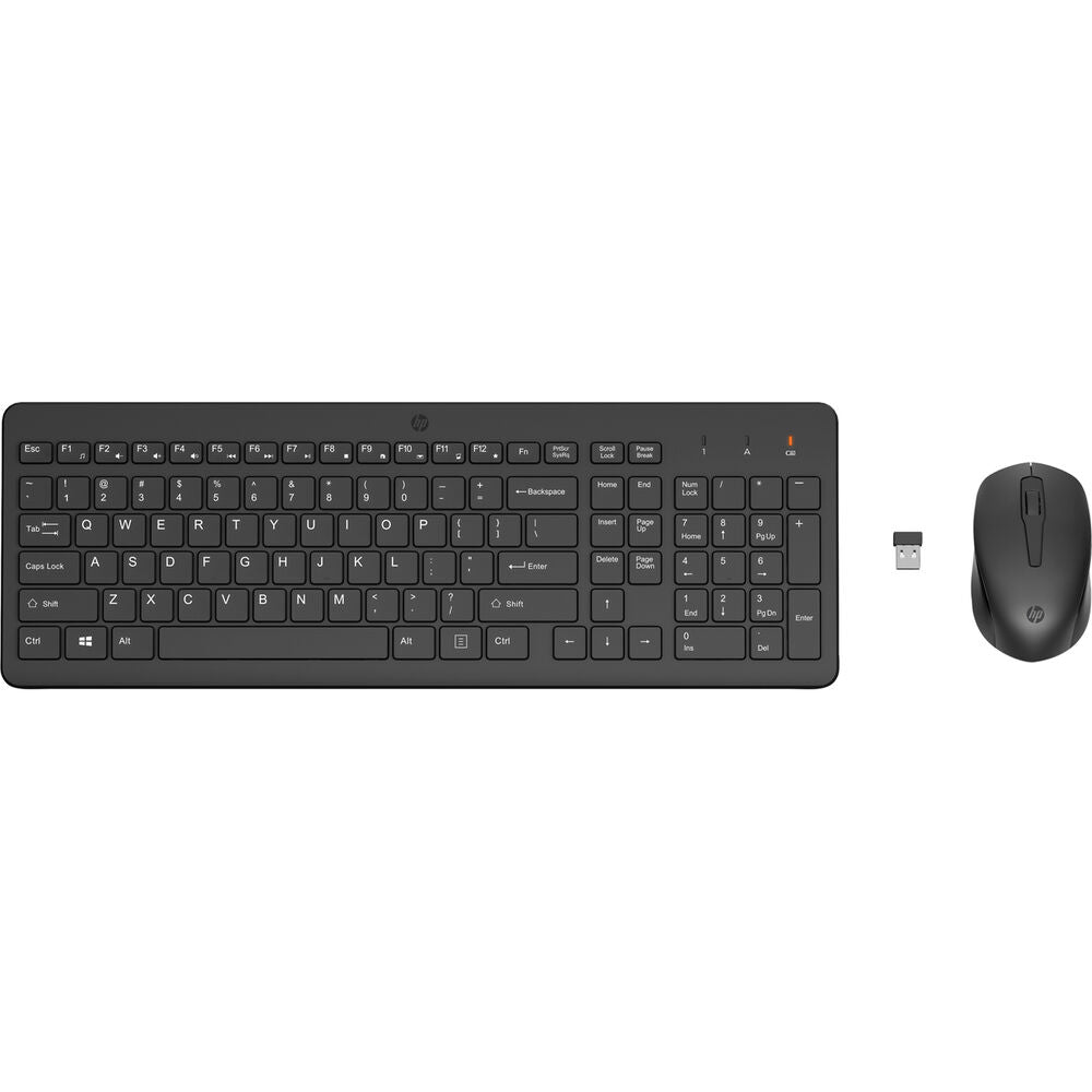 HP 330 Wireless Mouse and Keyboard Combo – Full-Size UK Layout, 2.4GHz Wireless, 1600 DPI Mouse