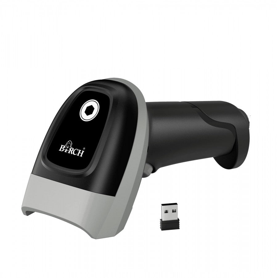 ماسح باركود يدوي لاسلكي Birch BD-3510 1D/2D – دقة 640x480 بكسل، بلوتوث، واجهة USB