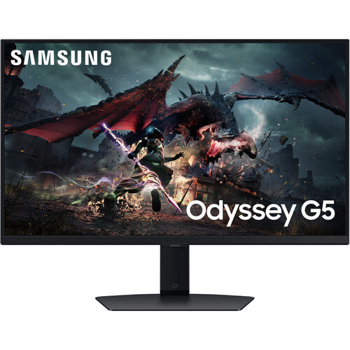 شاشة ألعاب Samsung Odyssey G50D مقاس 32 بوصة بدقة 1440 بكسل وتقنية HDR وتردد 180 هرتز