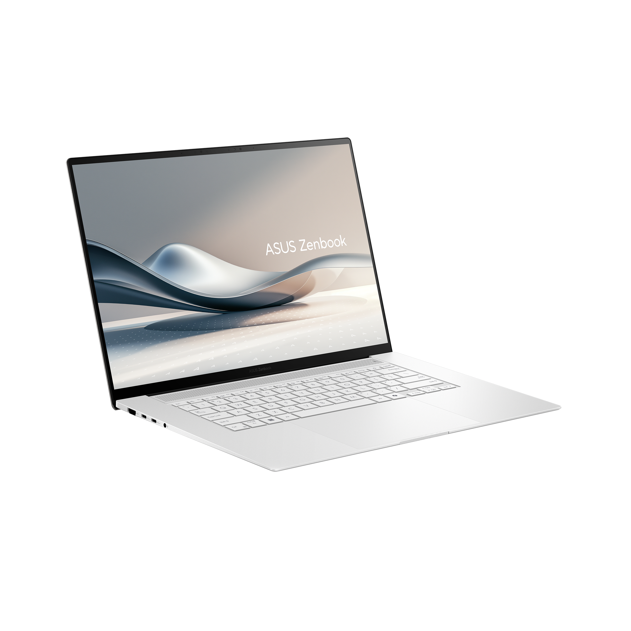 ASUS Zenbook S 16 Copilot+ PC OLED UM5606WA-RJ263W Laptop 16" 3K 120Hz Laptop - Ryzen AI 9 HX 370 - 32GB RAM - 2TB SSD - Shared - WIN 11 (Scandinavian White)