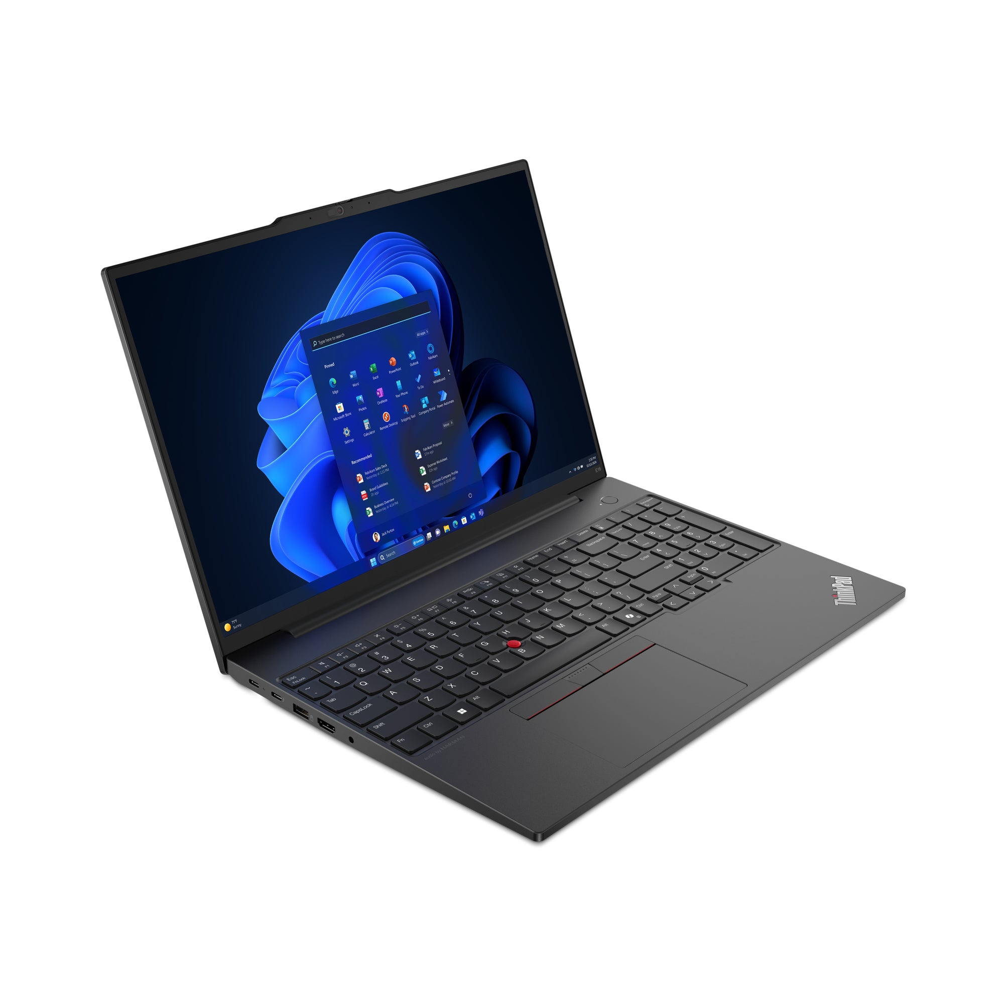 لابتوب لينوفو ثينك باد E16 من الجيل الثاني، مقاس 16 بوصة، معالج كور™ ألترا 5 125U، ذاكرة وصول عشوائي (RAM) سعة 8 جيجابايت، قرص تخزين SSD سعة 512 جيجابايت، نظام تشغيل ويندوز 10 برو كيه (أسود)