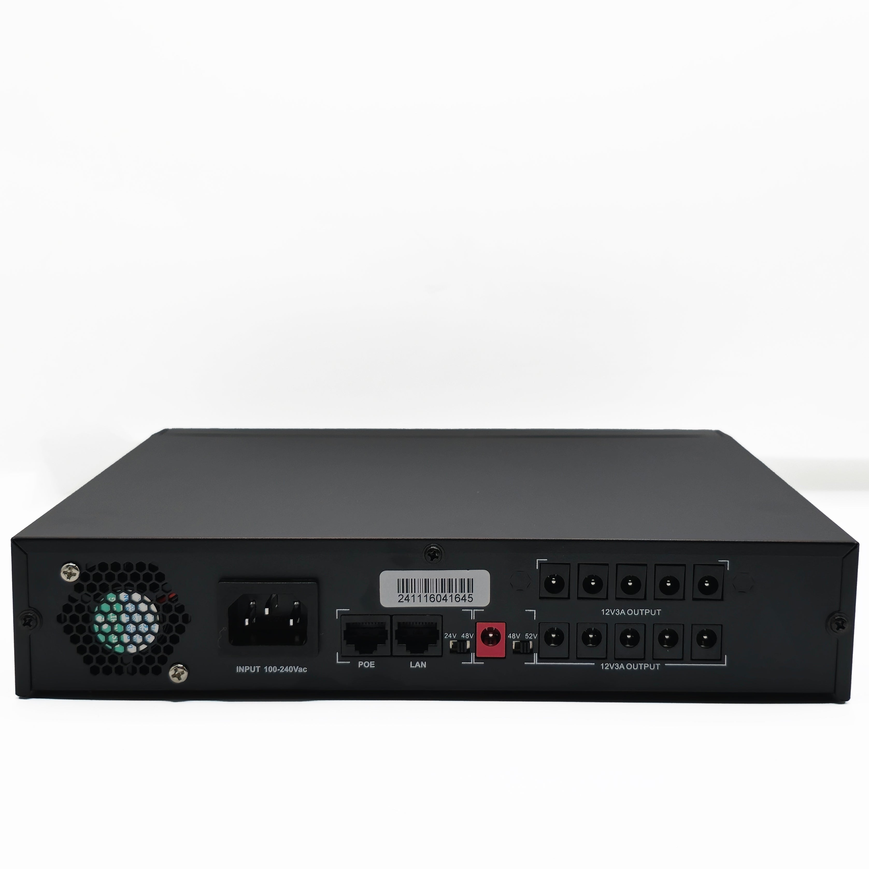 iPower IPR120V52 DC UPS with 4x6000mAh LiFePO4 Battery, 120W Max Output, POE & Multi-Voltage Support (12V/24V/48V/52V)