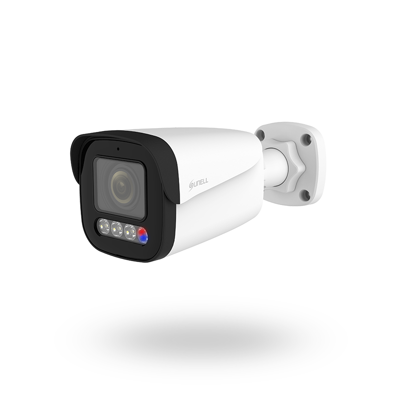 Sunell 5MP Smart Dual Light Active Deterrence Bullet Network Camera with AI Detection
