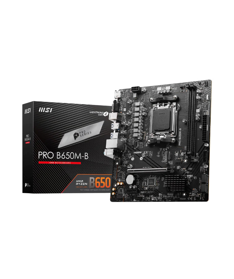 MSI Pro B650M-B DDR5 AM5 Motherboard