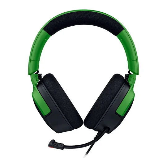 سماعة رأس سلكية للألعاب Razer Kraken V4 X - مشغلات TriForce مقاس 40 مم، صوت محيطي 7.1، ميكروفون HyperClear Cardioid، Chroma RGB، متوافقة مع USB-C وUSB-A