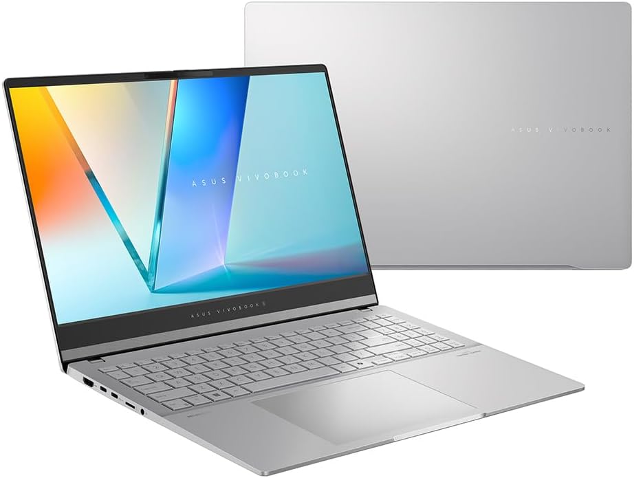 ASUS Vivobook  S15 OLED M5506NA-MA015 15.6" 3K 120Hz Laptop - Ryzen 5 7535HS -16GB Ram - 512GB SSD - Shared  - WIN PRO K (Cool Silver)
