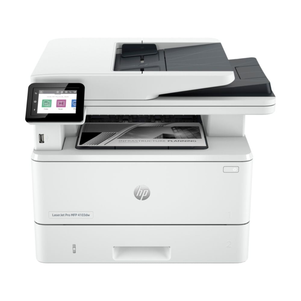HP LaserJet Pro MFP 4103dw, All-in-One Printer, 40 PPM, 1200 DPI, Wi-Fi