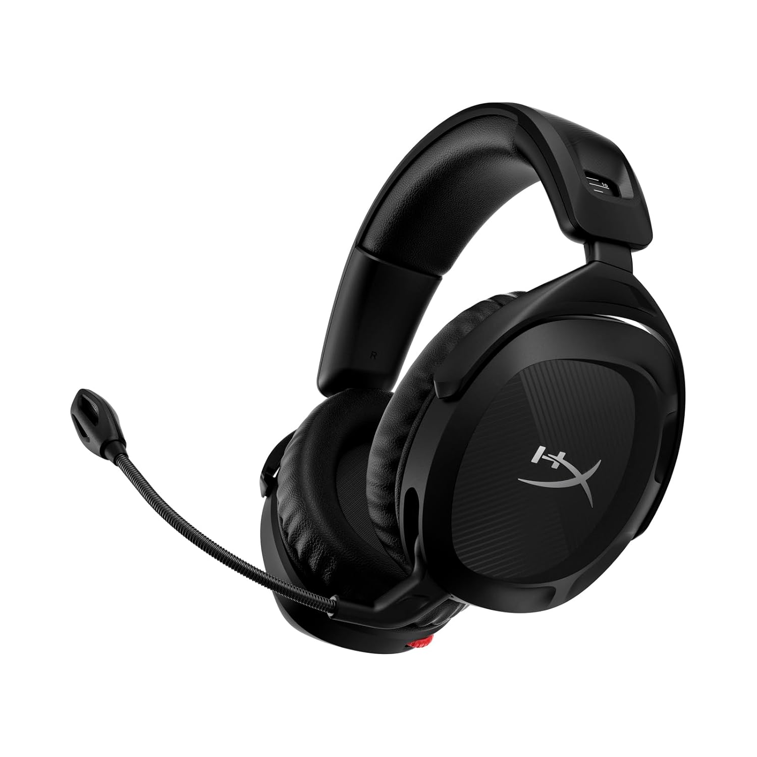 سماعة الألعاب اللاسلكية HyperX Cloud Stinger 2 – صوت مكاني DTS:X، بطارية تدوم ٢٠ ساعة، محركات ٥٠ مم، ميكروفون عازل للضوضاء