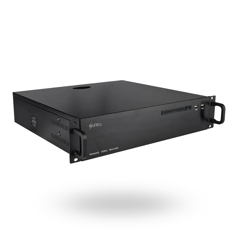 Sunell 64-Channel 4K NVR with 400 Mbps Bandwidth, 8 HDD Bays & AI Features