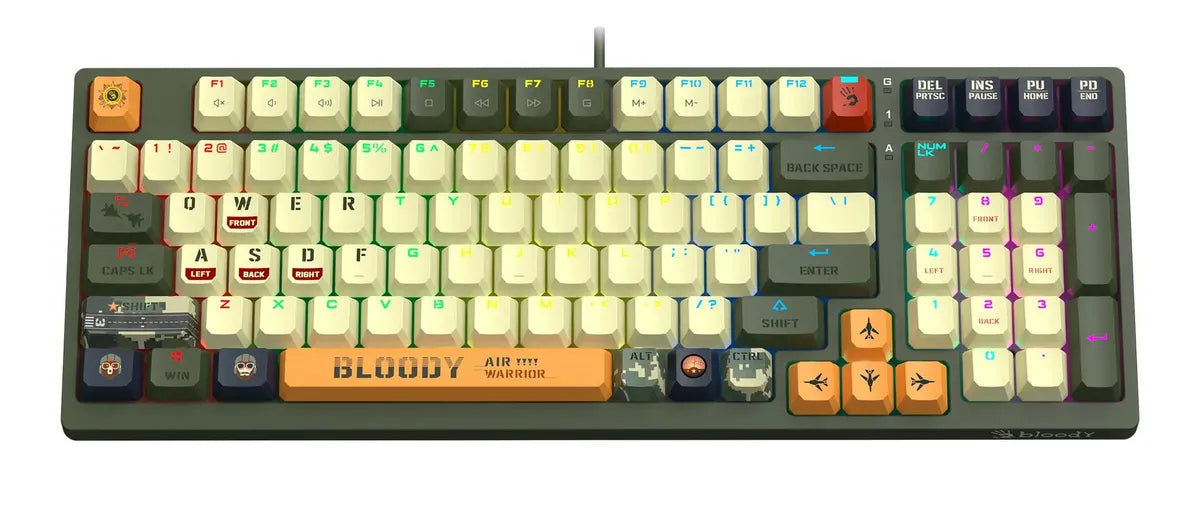 Bloody S98 Aviator RGB MECHANICAL KEYBOARD ( En / Ar )