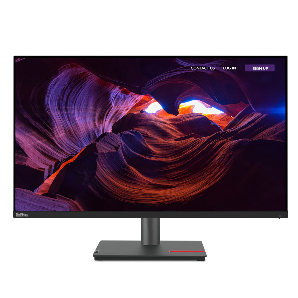 Lenovo ThinkVision P32p‑30 – 31.5″ UHD IPS Monitor, 3840×2160 @60 Hz, USB‑C/Thunderbolt 4 Hub, 100 W PD, 100% sRGB, Factory Calibrated, KVM