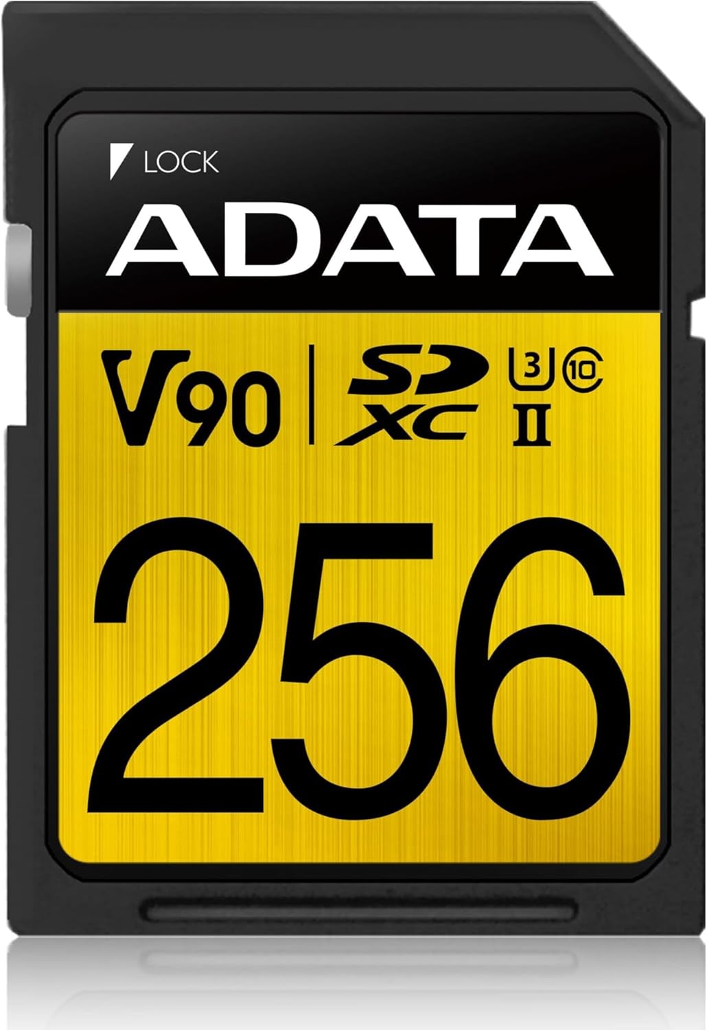 بطاقة ذاكرة ADATA ASDX256GUII3CL10-C Premier ONE SDXC UHS-II U3 Class10 V90 3D NAND Extreme 4K Ultra HD 290MB/s SD، سعة 256 جيجابايت
