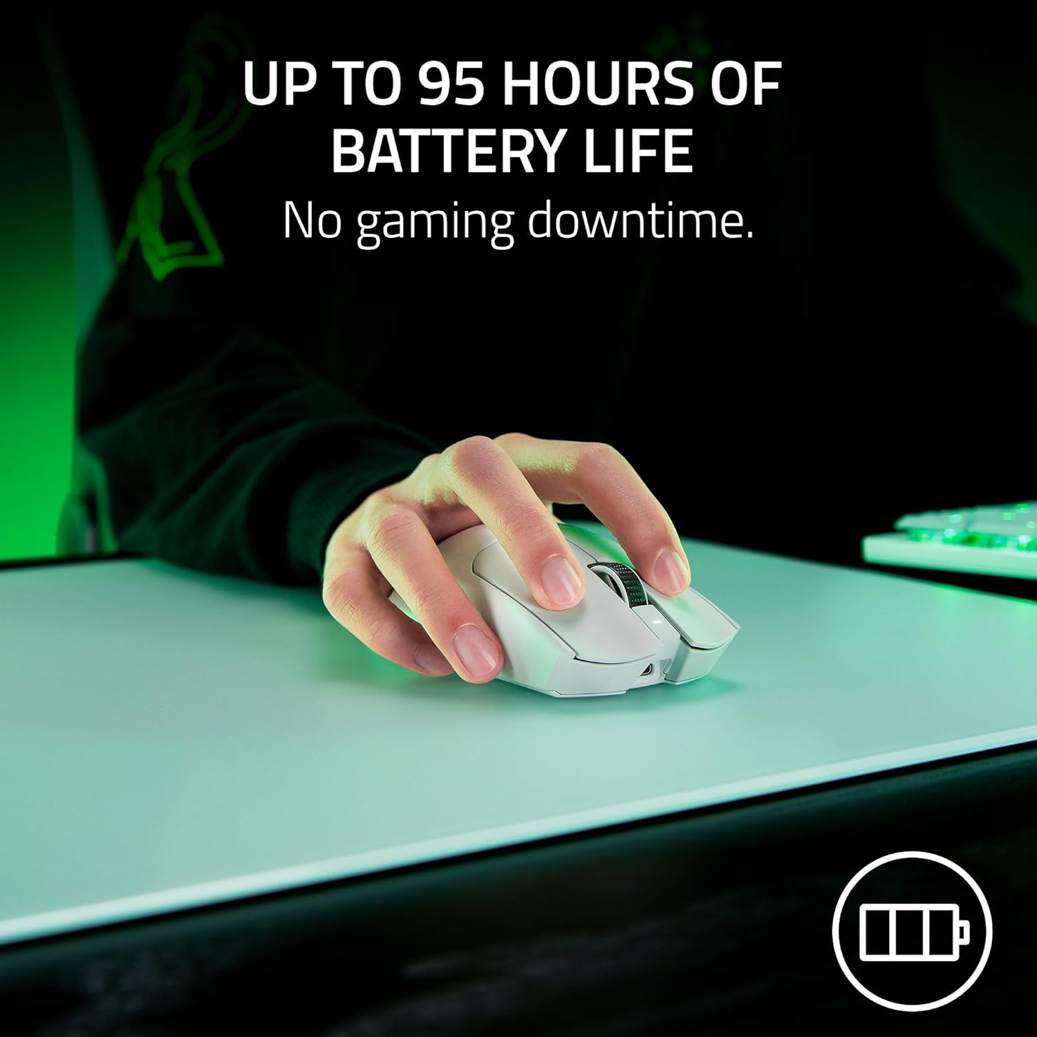 Razer Viper V3 Pro – 54 g Ultralight Wireless Esports Mouse, 35,000-DPI Focus Pro 35K Sensor, 8000 Hz HyperPolling, ~95-hour Battery