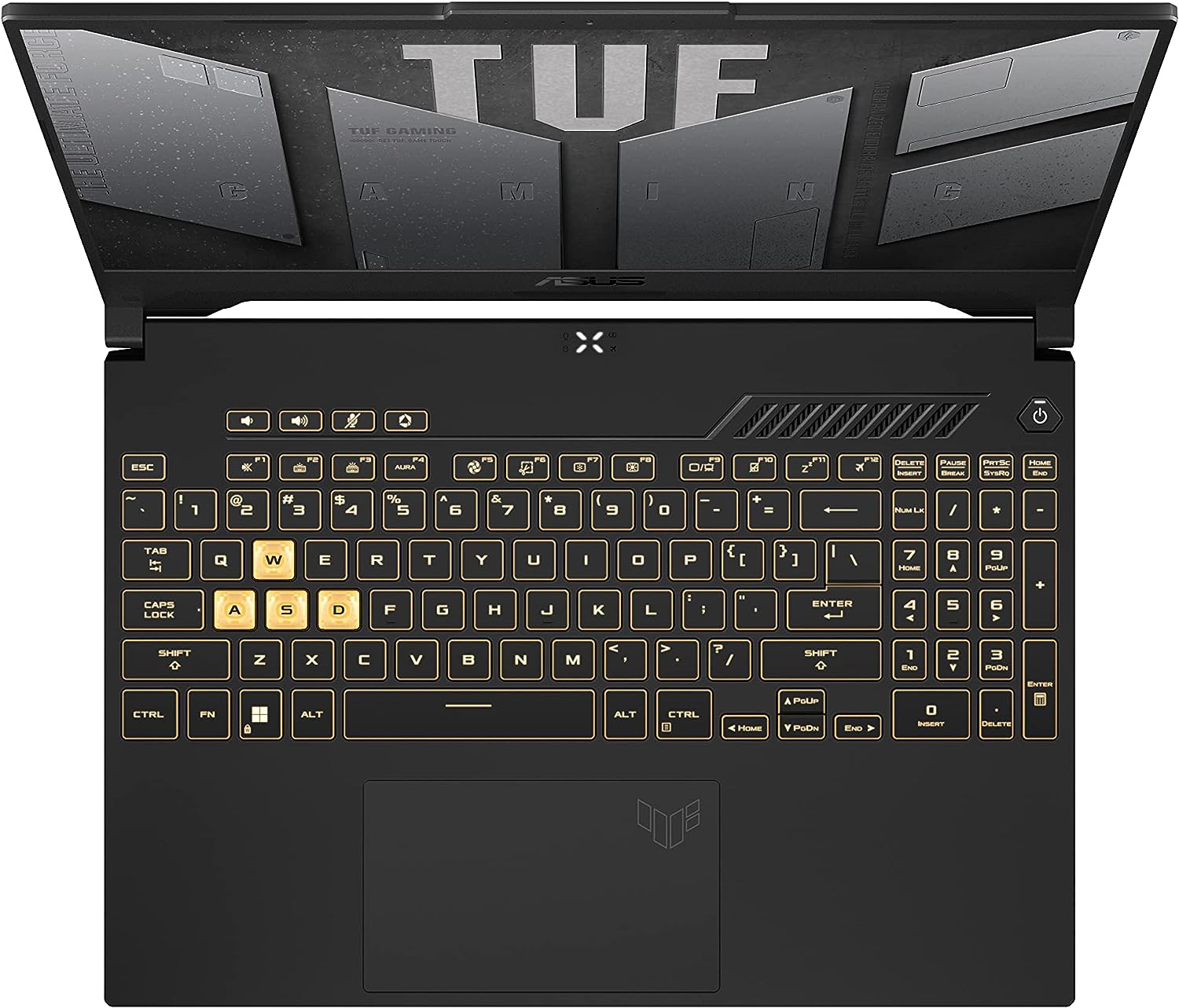 كمبيوتر محمول ASUS TUF Gaming F15 FX507VU-LP165 15.6" FHD 144Hz – معالج Core i7-13620H – قرص SSD بسعة 512GB – ذاكرة 16GB – بطاقة RTX 4050 سعة 6GB – نظام WIN PRO K