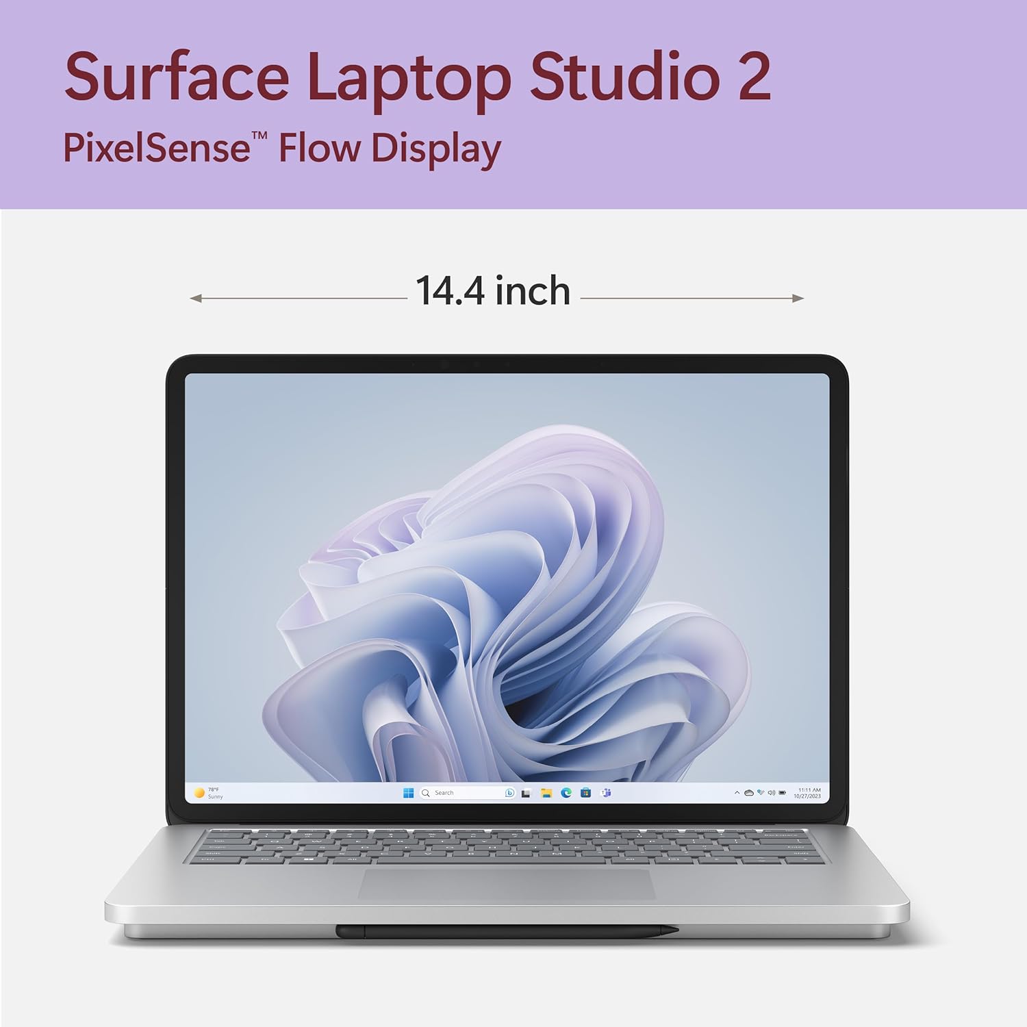 Microsoft Surface Laptop Studio 2 for Business 14.4"- Core i7-13800H - 64GB RAM - 2TB SSD -  NVIDIA RTX 4060 GPU 8GB - Windows 11 Pro