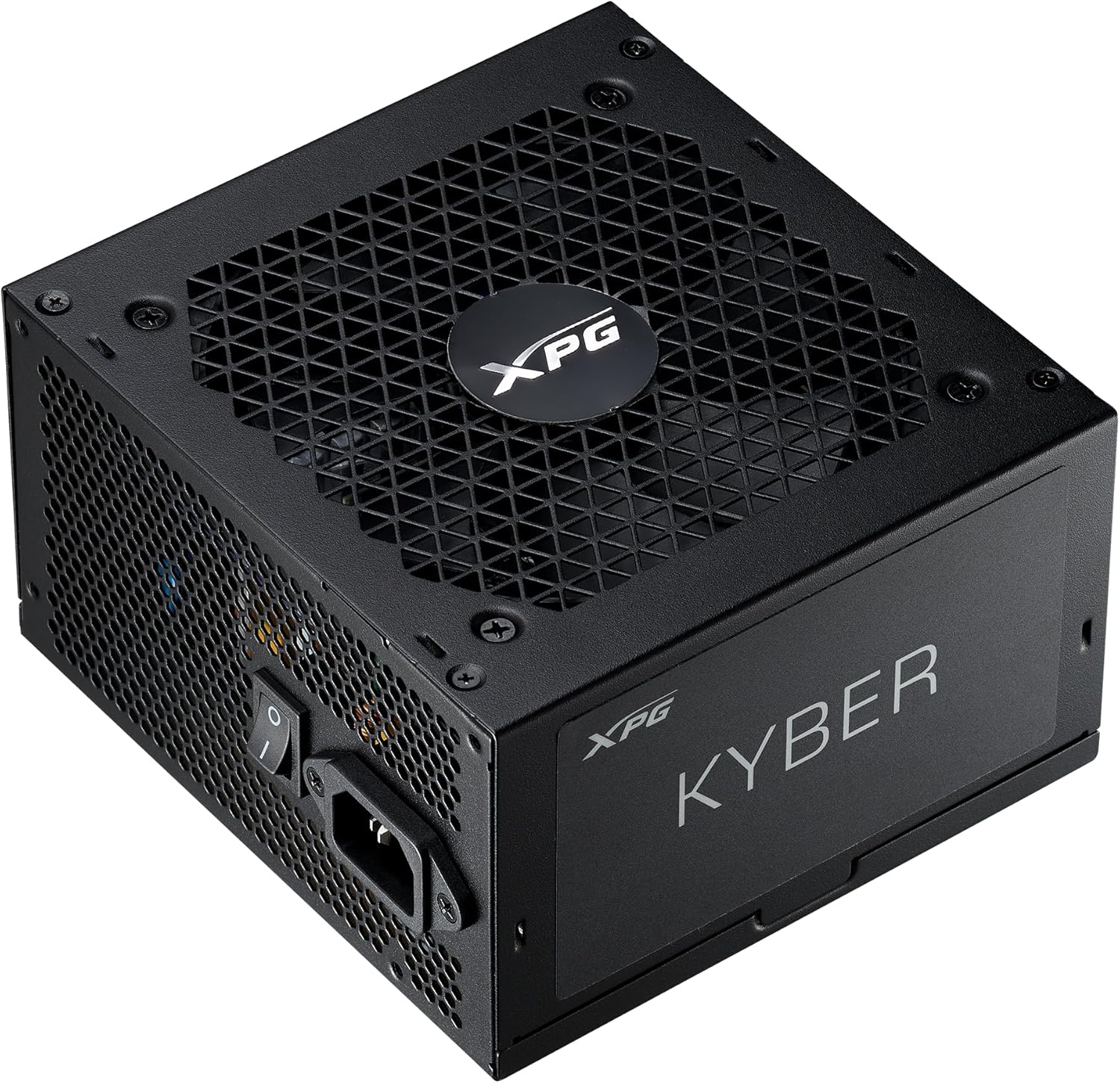 XPG Kyber 850W 80 Plus Gold Certified Non-Modular ATX 3.1 Power Supply w 6+2 Pin Connectors wIndustrial Level Protection & Premium Capacitors, 120mm Fan wintelligent fan control