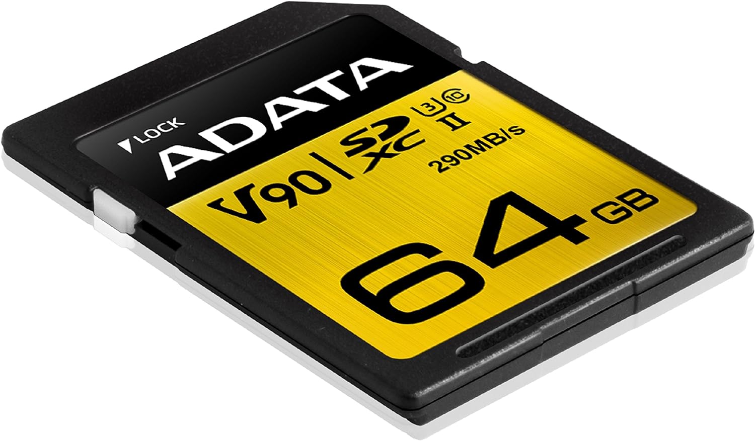 ADATA Premier ONE 64GB SDXC UHS-II U3 Class10 V90 3D NAND 4K 8K Ultra HD 290MB/s SD Card