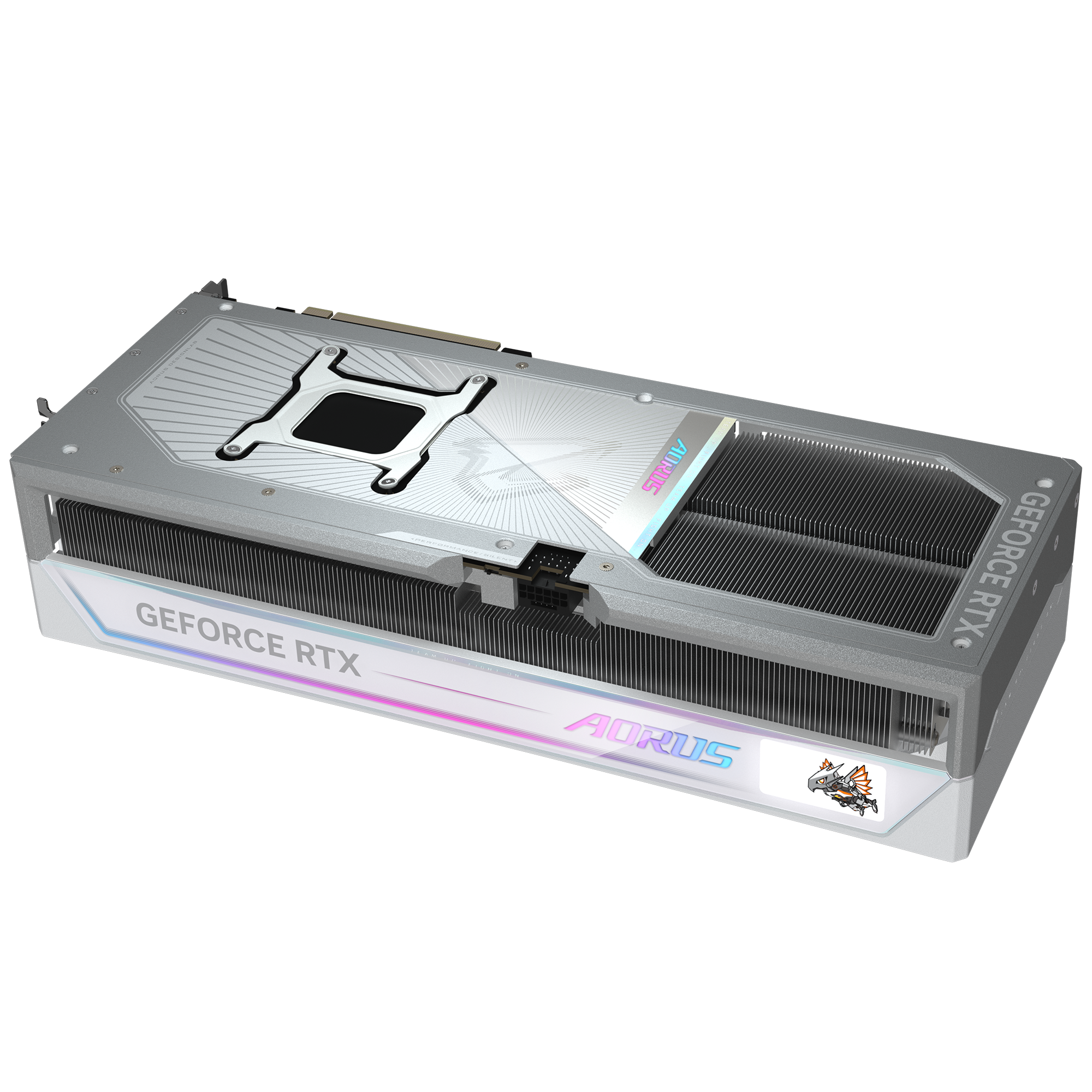 بطاقة رسومات Gigabyte AORUS GeForce RTX 5090 MASTER ICE سعة 32 جيجابايت - ذاكرة GDDR7 سعة 32 جيجابايت، و21,760 CUDA، ومنفذ PCIe 5.0، وتبريد WINDFORCE ثلاثي المراوح