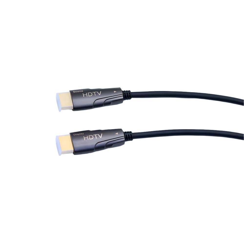 كابل HDMI فايبر بصري بدقة 8K فائق الوضوح من Atlantic – عالي السرعة، أطوال متعددة، مقاوم للتداخل الكهرومغناطيسي