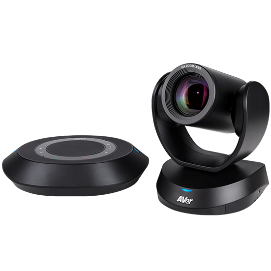 AVer VC520 Pro3 PTZ Camera & Speakerphone System – 36X Zoom, HDMI/USB/IP, Smart AI Framing, Expansion Mic Support – 1080p Full HD Video