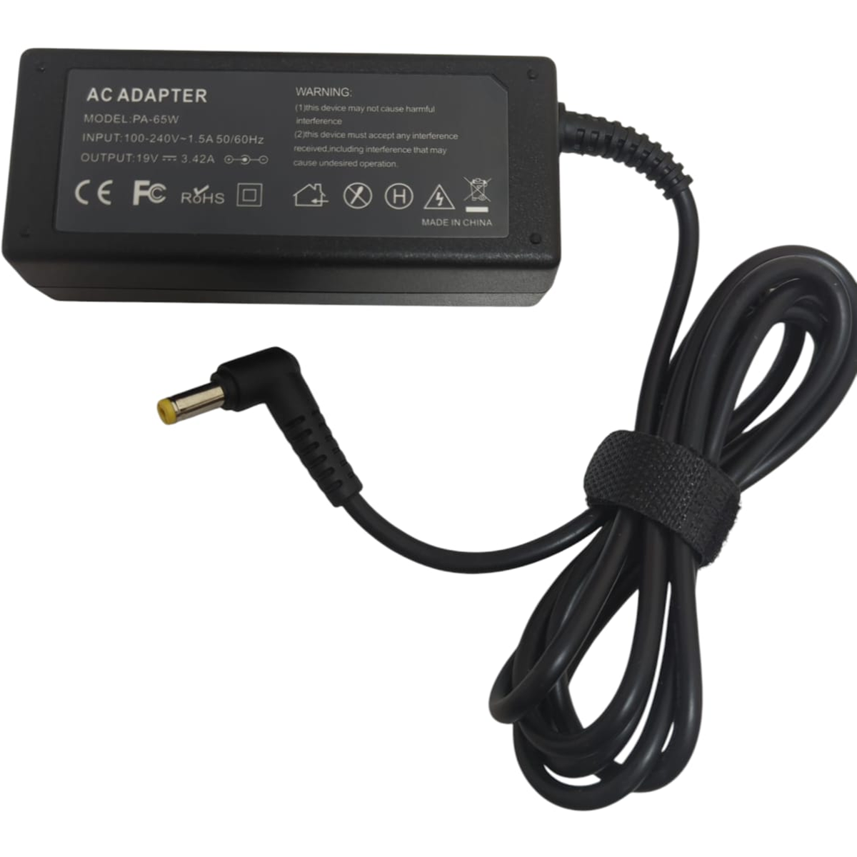 65W Laptop Charger 19V 3.42A 3.0mm*1.1mm Suitable for Acer,not original