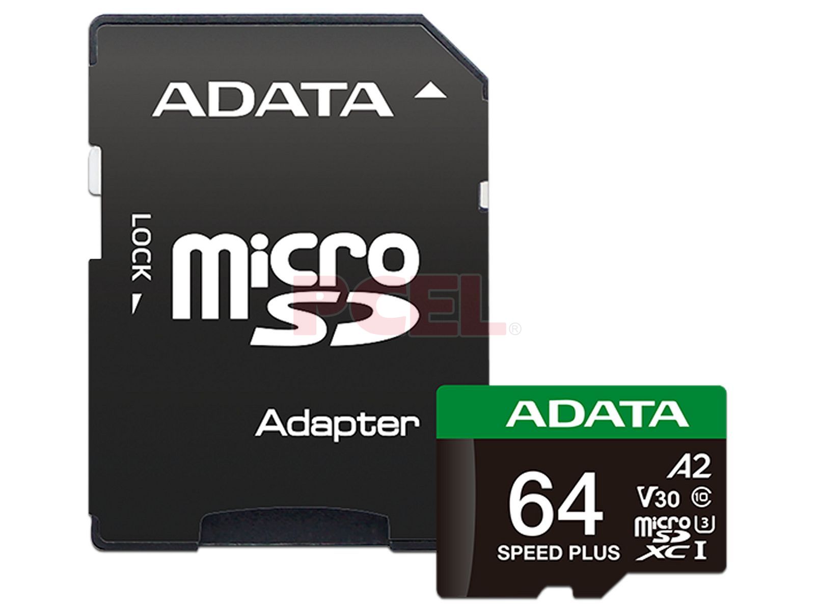 بطاقة ADATA SPEED PLUS MicroSDXC UHS-I U3 من الفئة 10 بسعة 64 جيجابايت