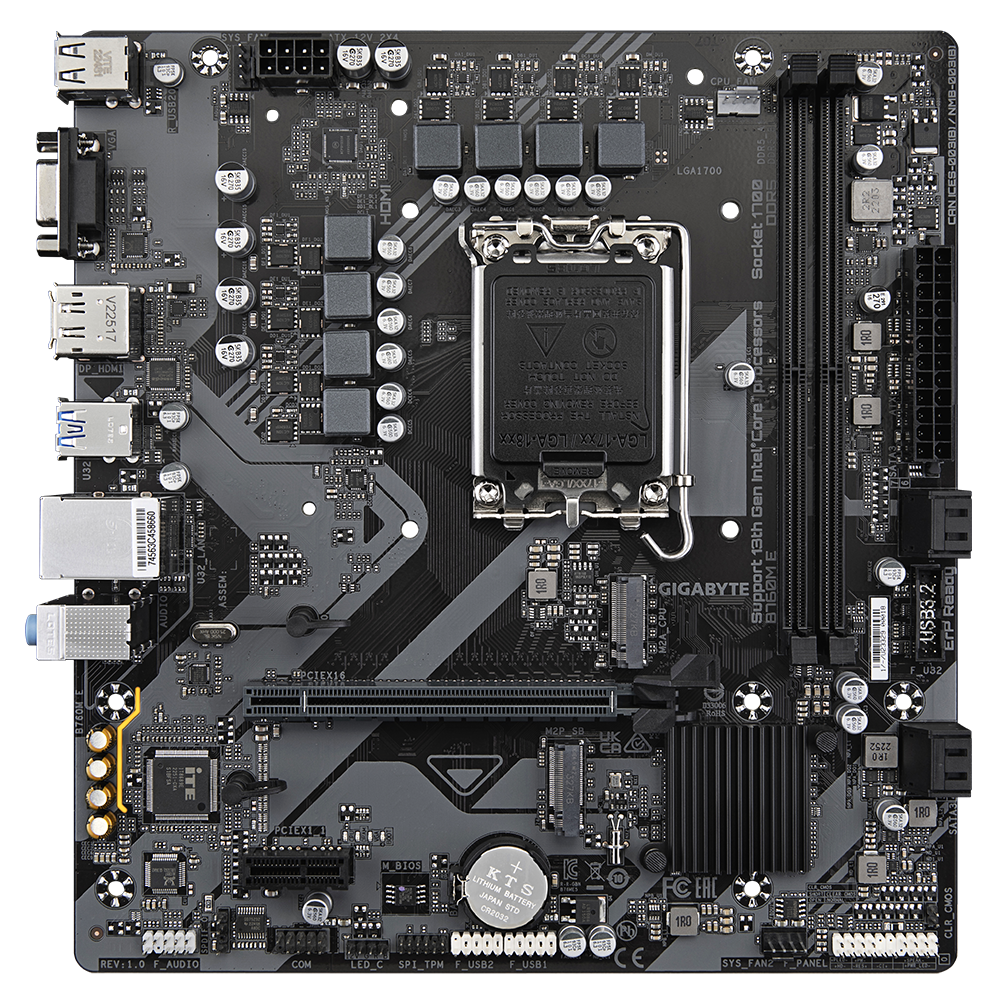 اللوحة الأم Gigabyte B760M E DDR5 LGA 1700