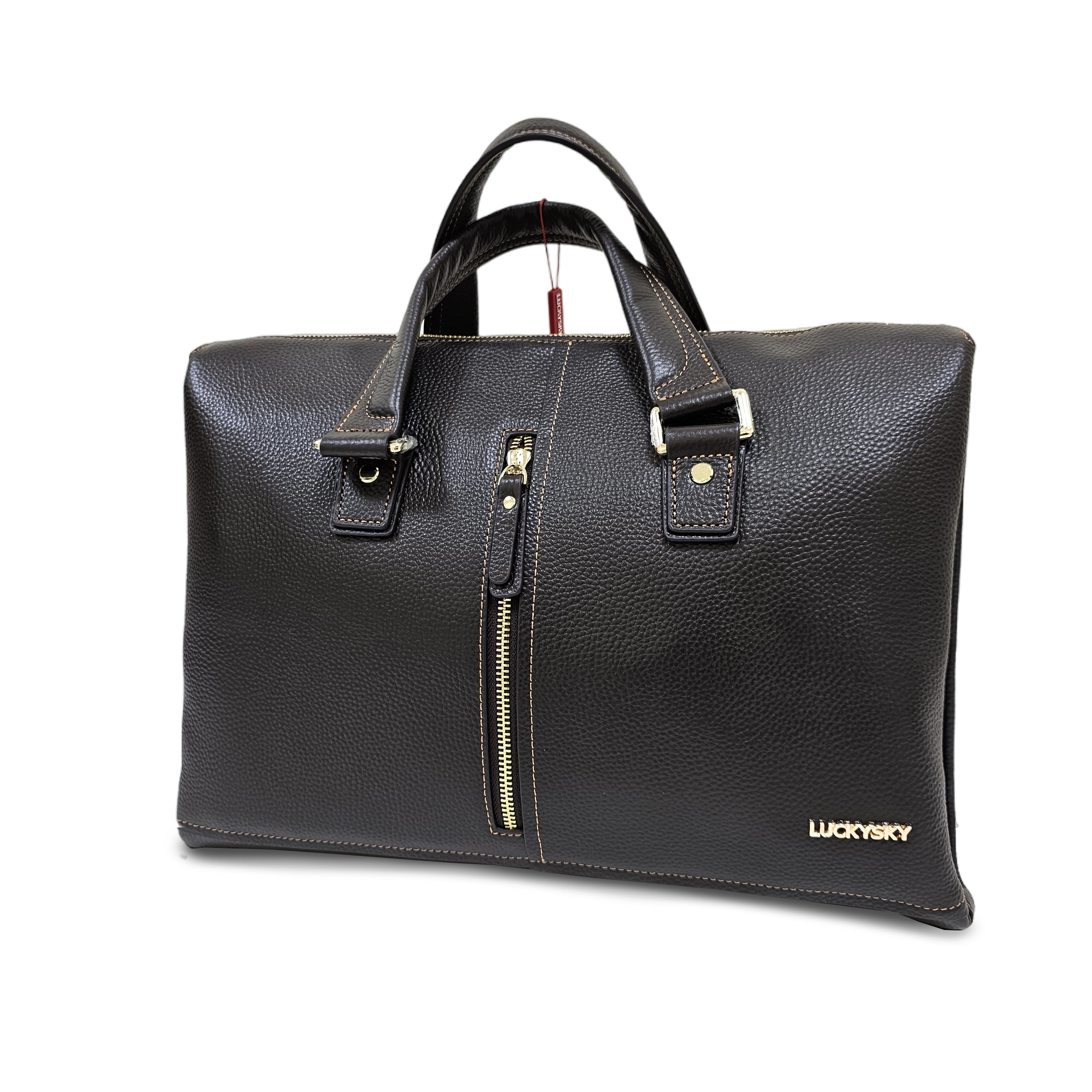 LUCKSKY BAG 14.7" LEATHER SPM-1002A