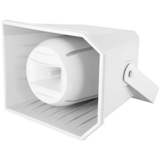 CMX 50W Outdoor Horn Speaker 100V/70V/8Ω, IP66 Waterproof PA Loudspeaker for Music & Paging – MHS-60, ABS & Stainless Bracket