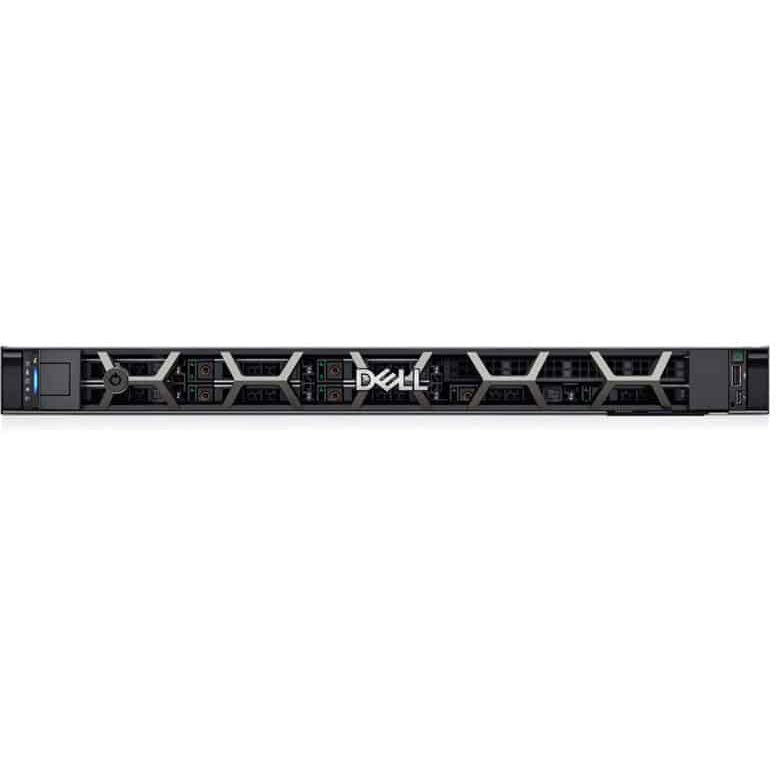 خادم رف Dell PowerEdge R450 1U، معالج Xeon Silver 4310 بـ 12 نواة بسرعة 2.1 جيجاهرتز، 32 جيجابايت DDR4 RAM، قرص صلب 2 تيرابايت، PERC H755، مزودا طاقة 600 واط، منفذا 1GbE مزدوجان