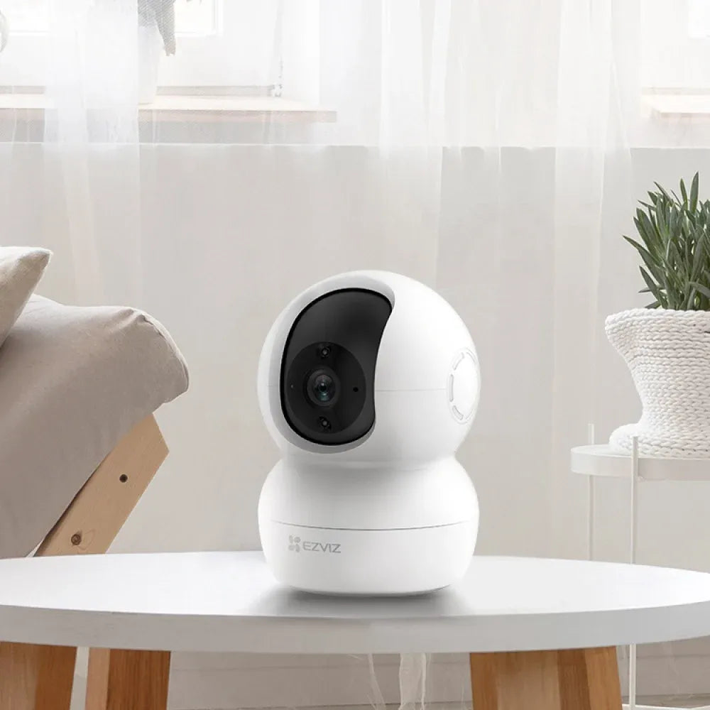 كاميرا EZVIZ TY1 الذكية الداخلية بدقة 4 ميجابكسل، مزودة بتقنية Wi-Fi، مع خاصية التتبع التلقائي، وكشف حركة الإنسان، ودقة 2K+، ورؤية ليلية، ومحادثة ثنائية الاتجاه