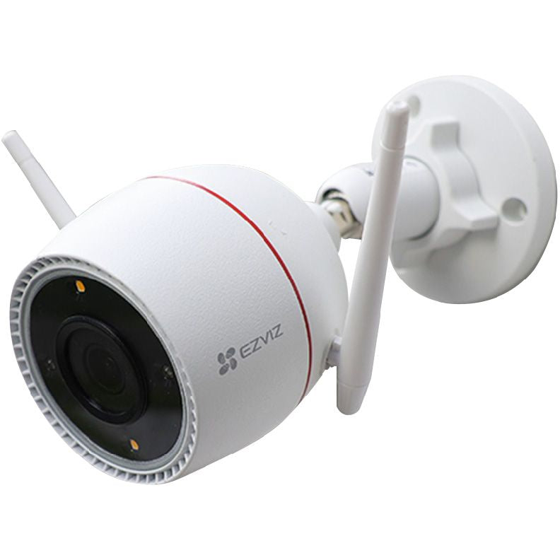 كاميرا مراقبة خارجية ذكية EZVIZ H3c 2K+ مزودة بتقنية Wi-Fi مع رؤية ليلية ملونة واكتشاف الذكاء الاصطناعي ومحادثة ثنائية الاتجاه