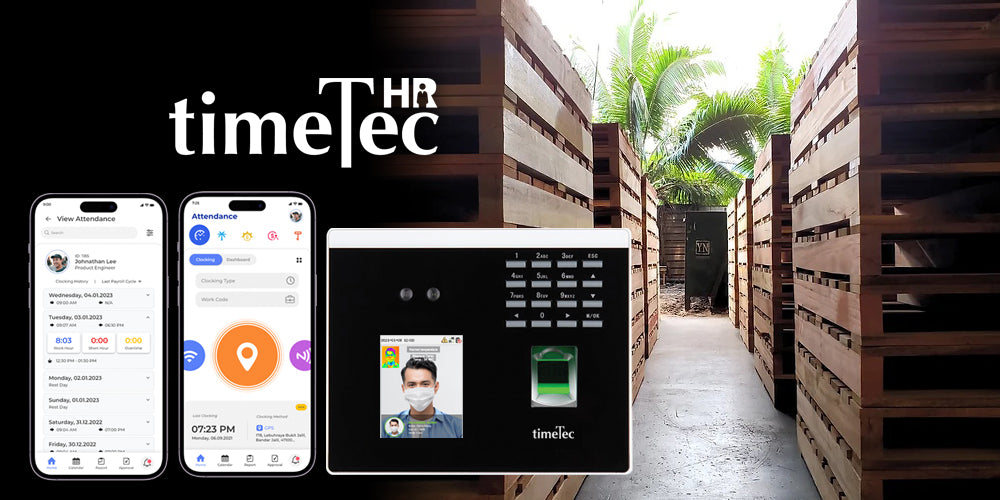 TimeTec TC20 Face & Fingerprint Time Attendance Terminal – 2.8" TFT, Wi-Fi/LAN, 3,000 Users, 100K Logs, Door Access Control