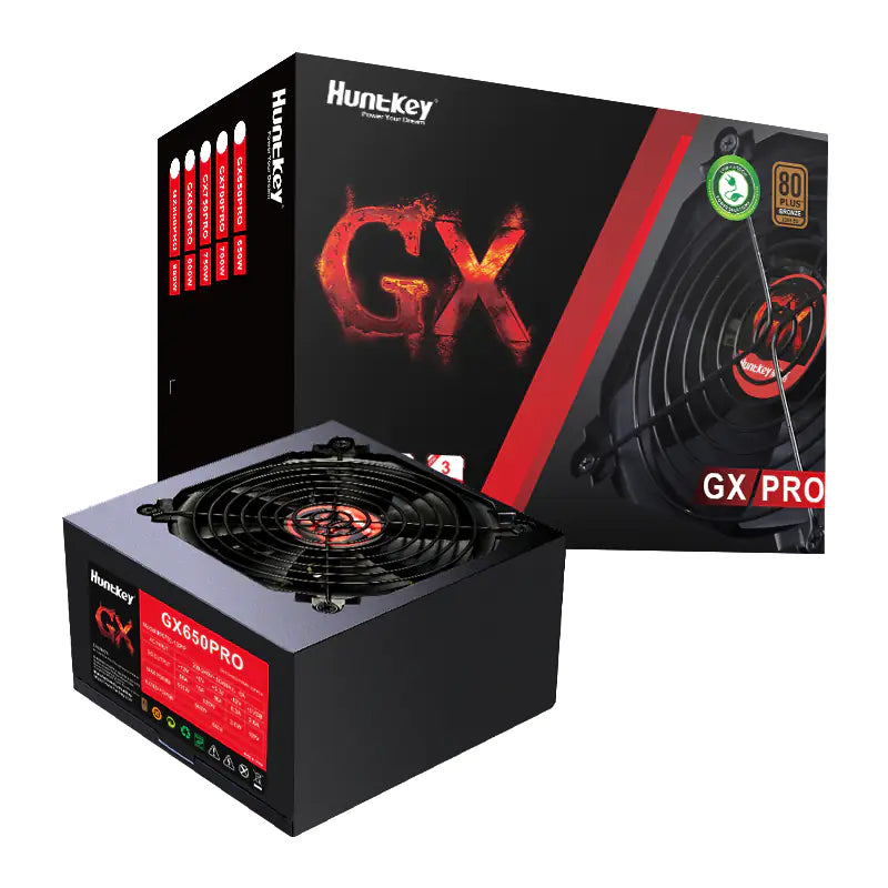 Huntkey GX650PRO 650W 80 PLUS Bronze Gaming Power Supply
