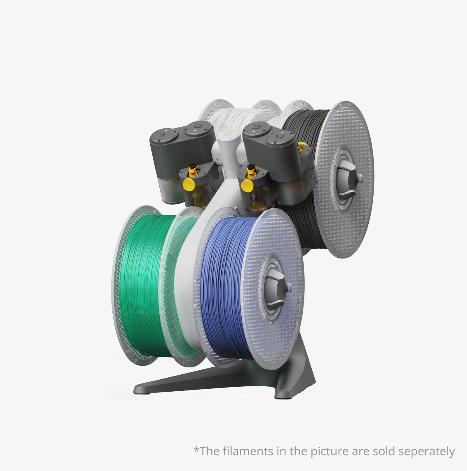 Bambu Lab AMS Lite – 4‑Filament Automatic Material System for A1 Series, 397×208×342 mm, 1.6 kg, RFID Sync