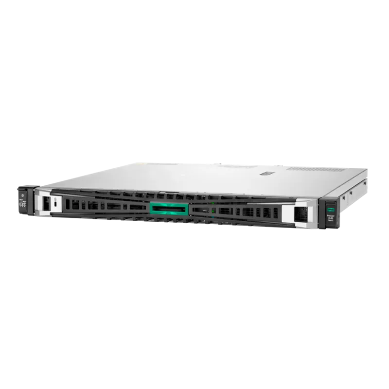 HPE ProLiant DL20 Gen11 Server – Xeon E-2436 6-Core, 32GB DDR5, 2×960GB SSD, 2×2.4TB SAS, 800W PSU, Rail Kit