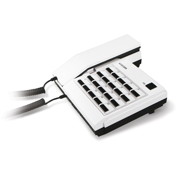 Kocom KIP-620ML 20-Channel Multiple Interphone – Handset Communication, 1+n Wire, Surface/Desktop Mount, DC 24V