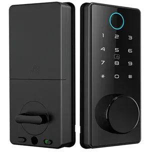 قفل Locstar-C87 TTlock الذكي، تطبيق بلوتوث 4.1، كلمة مرور، مفتاح، مزلاج، مع بصمة الإصبع