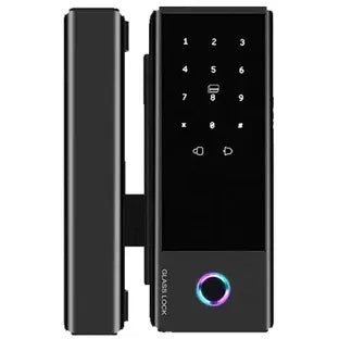 قفل باب ذكي رقمي إلكتروني من Locstar-C83a للمنزل الذكي، يعمل ببطاقة واي فاي، تطبيق Tuya، بصمة الإصبع، كلمة مرور