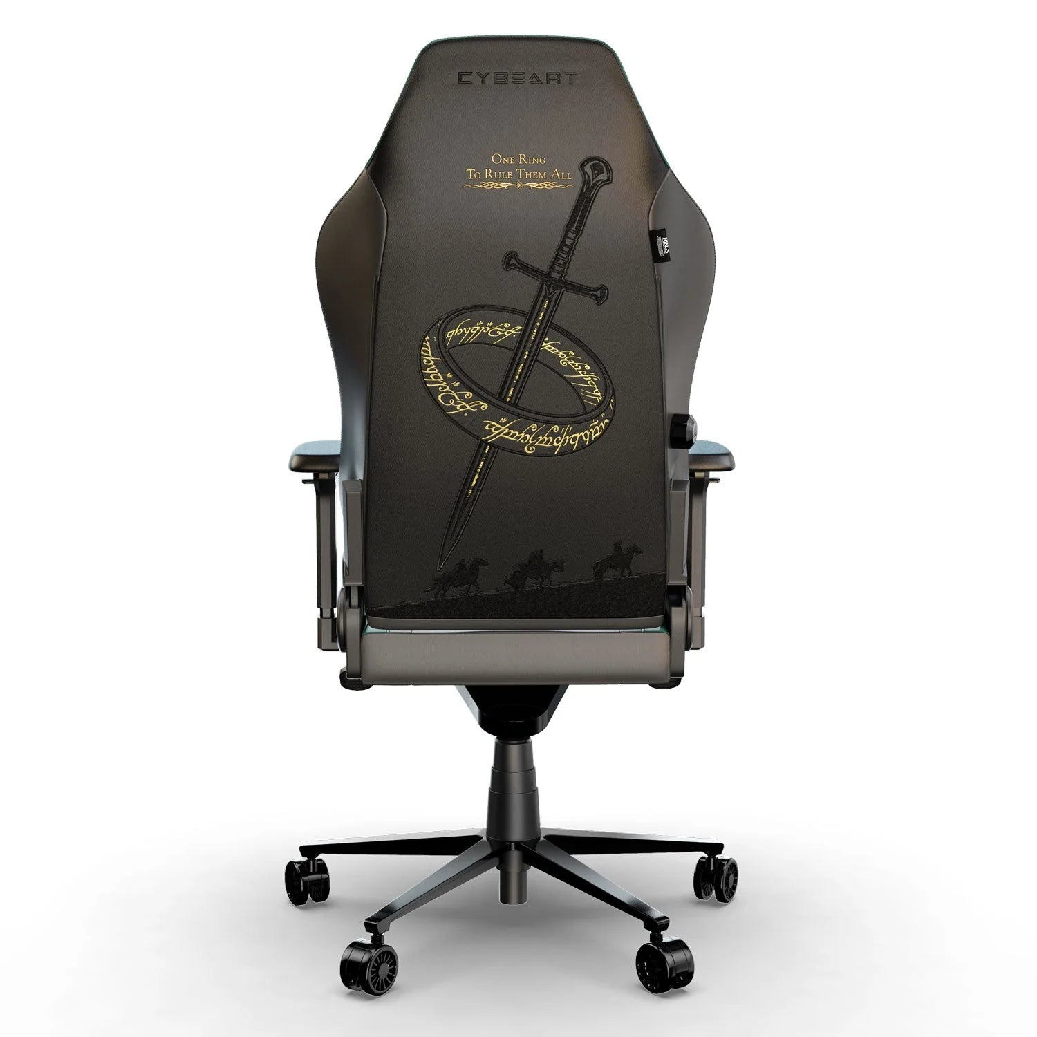 Cybeart Lord of the Rings Gaming Chair – Official Licensed Edition with Supreme PU Leather, 4D Armrests