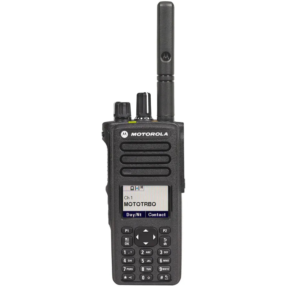 MOTOROLA MOTOTRBO DP4000e Series Digital Two-Way Radios, VHF/UHF, Up to 1000 Channels, IP68, GPS, Bluetooth, Wi-Fi
