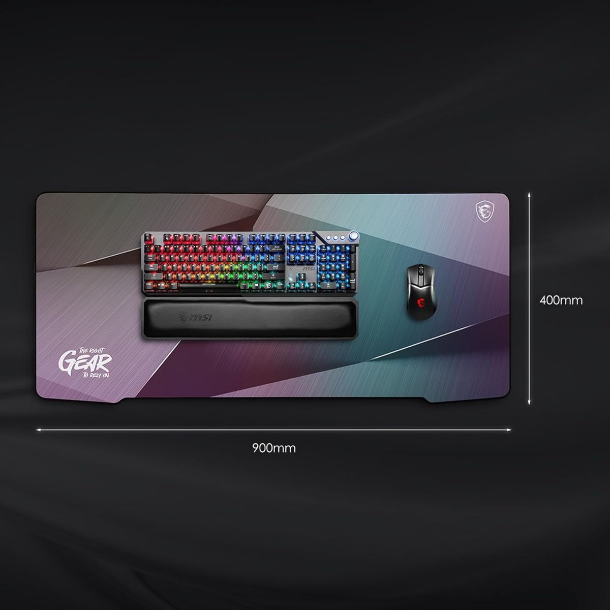 MSI Agility GD72 GLEAM Edition Gaming Mouse Pad (90 x 40 cm)