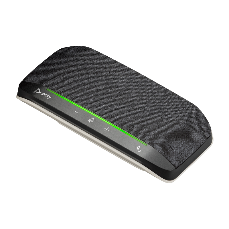 Poly Sync 10 USB Speakerphone, Full-Duplex Speaker & Noise-Reducing Mics, USB-A/USB-C Connectivity, Desk Conference for PC/Mac