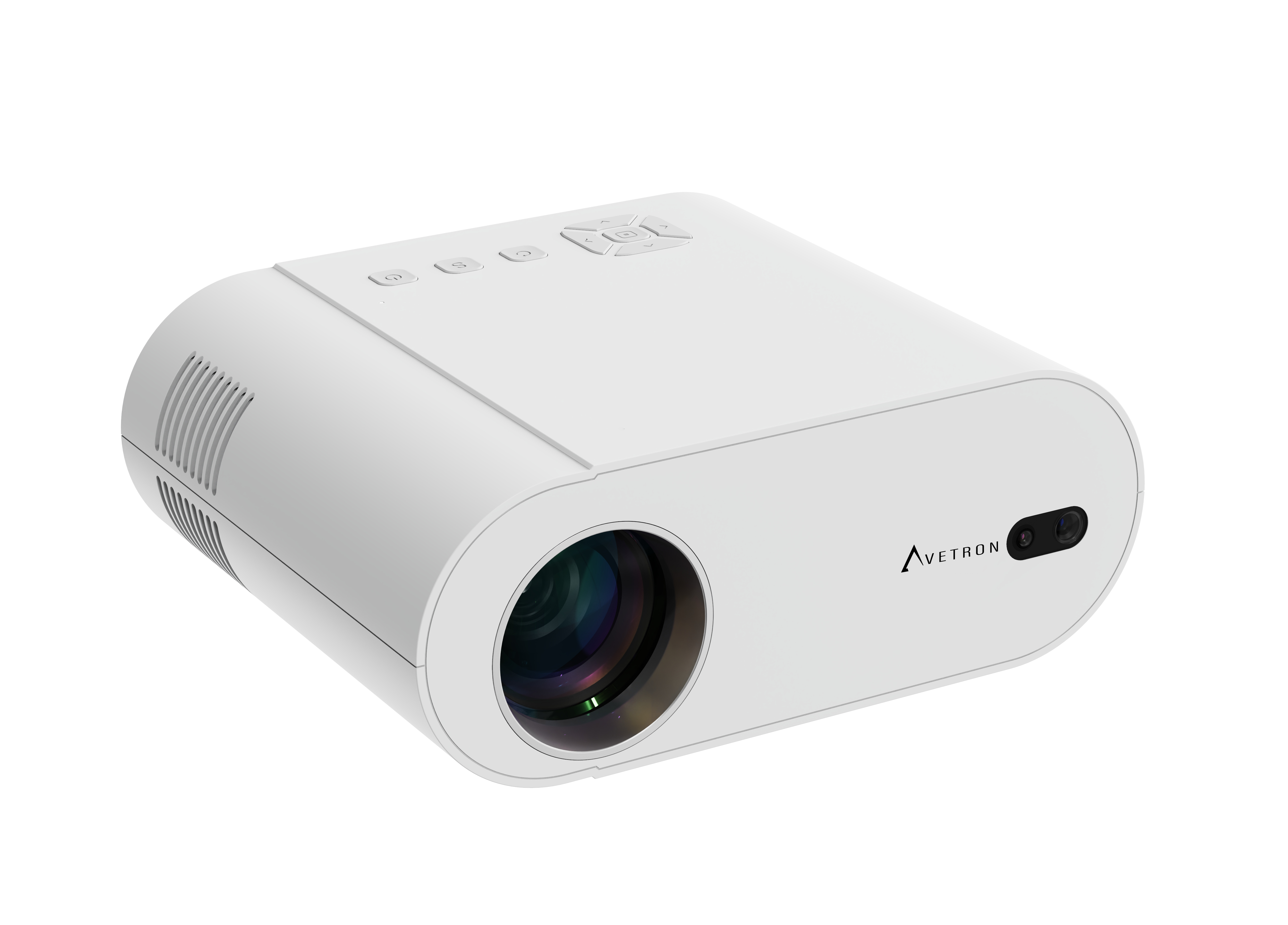 Avetron 1080P DLP Mini Projector – 200 ANSI Lumens, Android 7, 2GB+16GB, 4K Support, Dual-Band Wi-Fi, Bluetooth, Without built-in Battery