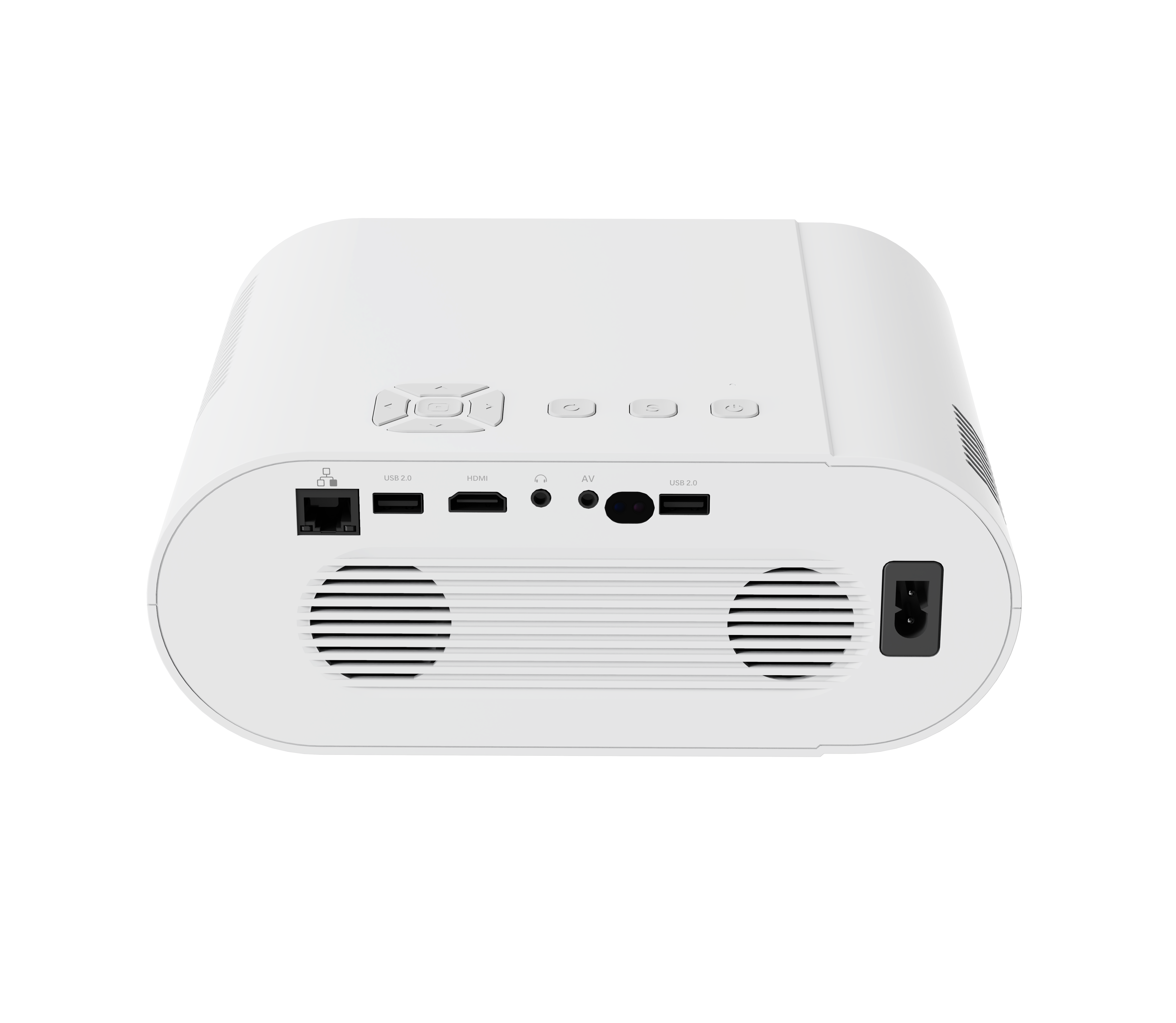 Avetron 1080P DLP Mini Projector – 200 ANSI Lumens, Android 7, 2GB+16GB, 4K Support, Dual-Band Wi-Fi, Bluetooth, Without built-in Battery
