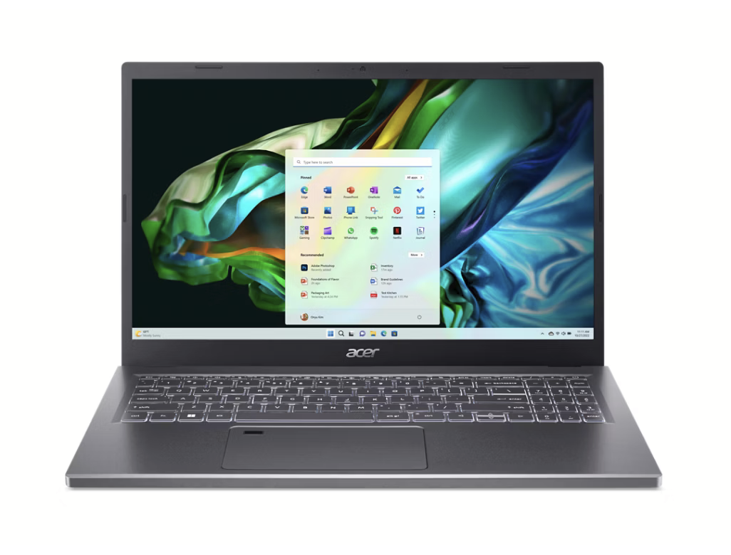 لابتوب أيسر أسباير 5 A515-58M-79CS، شاشة 15.6 بوصة، معالج كور i7-13620H، ذاكرة وصول عشوائي (RAM) سعة 16 جيجابايت، قرص تخزين SSD سعة 512 جيجابايت، نظام تشغيل ويندوز 10 برو K